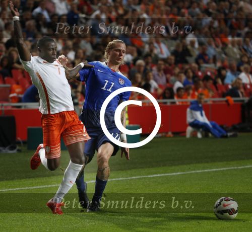 Amsterdam, 5 Juni 2015
Vriendschappelijke interland Nederland-USA, eindstand 3-4
Quincy Promes