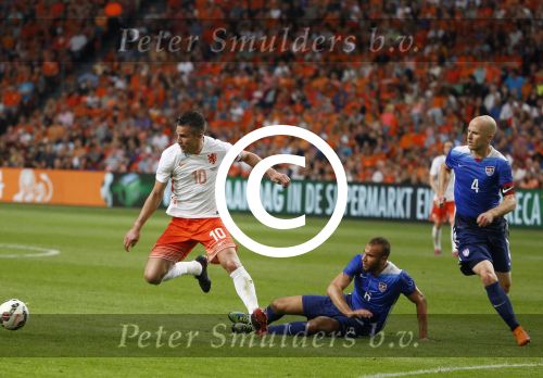 Amsterdam, 5 Juni 2015
Vriendschappelijke interland Nederland-USA, eindstand 3-4
Robin v Persie