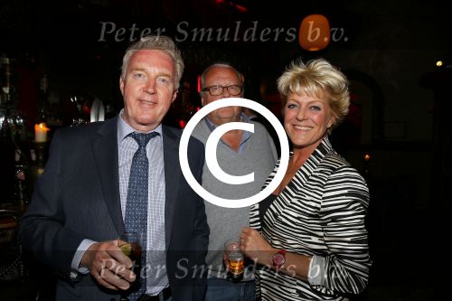 Amsterdam 11 mei 2015 
Jon v Eerd en zijn partner Ton vieren hun 30 jarig huwelijk met een feest met vele collega\'s. Simone Kleinsma met Man Guus Verstraete en Andre v Duin en Martin