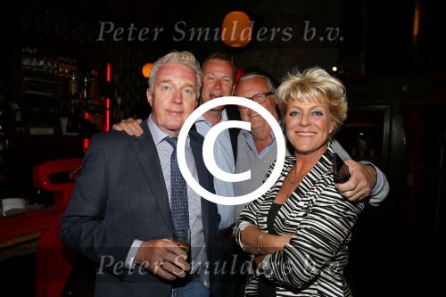 Amsterdam 11 mei 2015 
Jon v Eerd en zijn partner Ton vieren hun 30 jarig huwelijk met een feest met vele collega\'s. Simone Kleinsma met Man Guus Verstraete en Andre v Duin en Martin