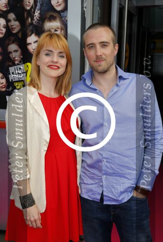 Amsterdam 11 mei 2015
Premiere Pitch perfect 2 in pathe arena. Sofie van den Enk met vriend