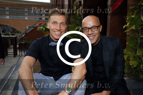 Amsterdam 11 mei 2015 
Jon v Eerd en zijn partner Ton vieren hun 30 jarig huwelijk met een feest met vele collega\'s. Stanley Burlesson met vriend