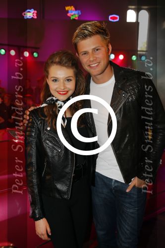 Amsterdam 8 mei 2015  
Albert Verlinde presenteert de cast van Grease met oaTim Douwsma , Vajen van den Bosch Rene v Kooten Tommie Christiaan en Mylene d\'Anjou.
De presentatie is bij de westergasfabriek.