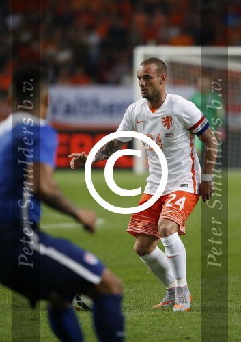 Amsterdam, 5 Juni 2015 
Vriendschappelijke interland Nederland-USA, Eindstand 3-4
Wesley Sneijder