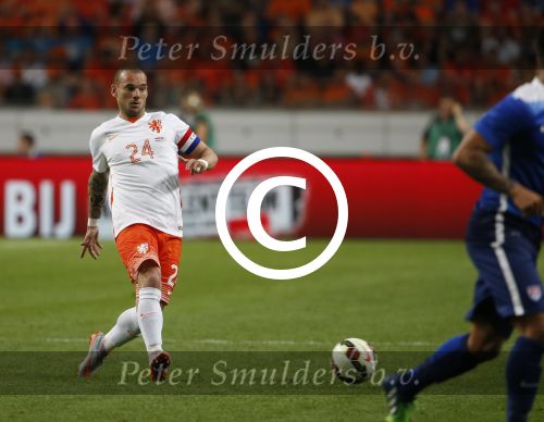 Amsterdam, 5 Juni 2015 
Vriendschappelijke interland Nederland-USA, Eindstand 3-4
Wesley Sneijder