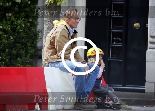 Amsterdam 25 mei 2015
Willem Lust met zijn dochtertje in Amsterdam zuid.