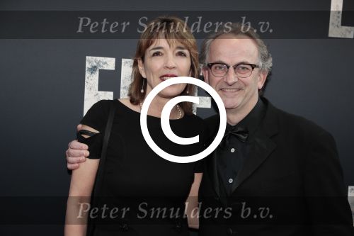Amsterdam 31 mei 2016
Premiere nieuwste film van Paul Verhoeven Elle in Tuschinski. Ate de Jong met vrouw