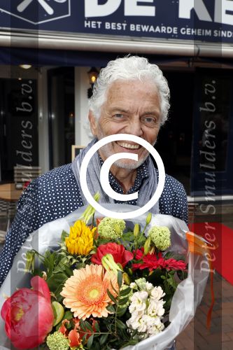Hilversum 25 mei 2016
Feest Imca Marina vanwege 60 jarig artiesten jubileum en haar 75e verjaardag in de kei. Ben Cramer