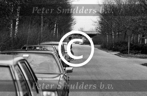 Weert, 20 Februari 1984
Doe Maar stopt en is op het kantoor van Johhny Hoes van Platenmaatschappij Telstar.
Op de foto drummer Jan Pijnenburg