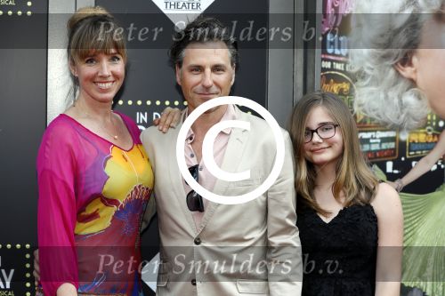 Amsterdam 4 juni 2016 
Premiere in de ban van broadway in het nieuwe de la mar. Nienke Romer Frederik Brom en hun dochter