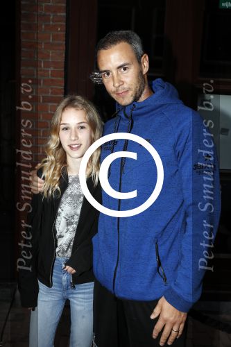 Amsterdam 25 mei 2016
FHM mooiste vrouw van Nederland presentatie ( FHM500). Guy v d Reijden met dochter