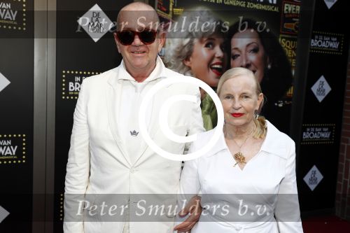 Amsterdam 4 juni 2016 
Premiere in de ban van broadway in het nieuwe de la mar. Hans Liberg met partner Marliz Frencken