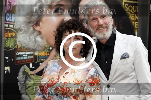 Amsterdam 4 juni 2016 
Premiere in de ban van broadway in het nieuwe de la mar. Henriette Tol met partner