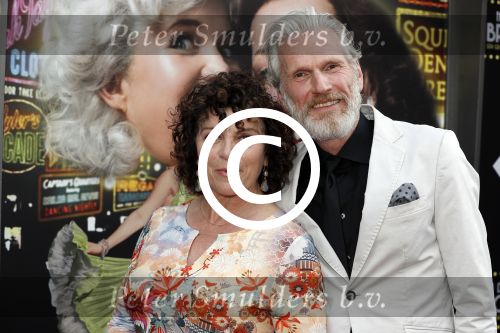 Amsterdam 4 juni 2016 
Premiere in de ban van broadway in het nieuwe de la mar. Henriette Tol met partner