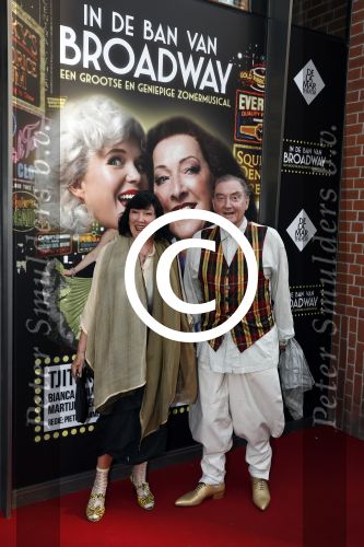 Amsterdam 4 juni 2016 
Premiere in de ban van broadway in het nieuwe de la mar. Jan Janssen met zijn vrouw