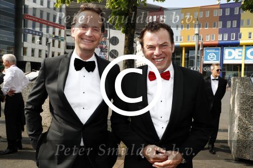 Amsterdam 4 juni 2016
Amsterdam Dam diner in de HMH tbv het aidsfonds. Joop Wijn met partner