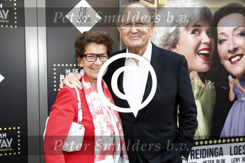 Amsterdam 4 juni 2016 
Premiere in de ban van broadway in het nieuwe de la mar.
Joop en Janine v d Ende ( sneakers)