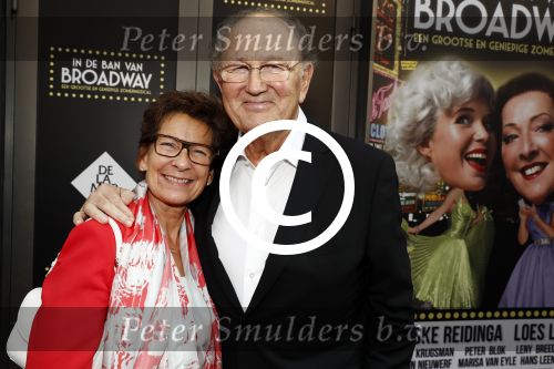 Amsterdam 4 juni 2016 
Premiere in de ban van broadway in het nieuwe de la mar.
Joop en Janine v d Ende ( sneakers)