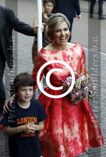 Amsterdam 4 juni 2016
Koning Willem Alexander en koningin Maxima bezoeken stadsschouwburg.