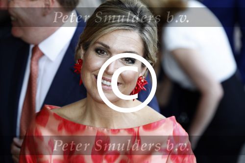 Amsterdam 4 juni 2016
Koning Willem Alexander en koningin Maxima bezoeken stadsschouwburg.