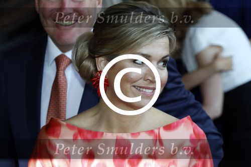 Amsterdam 4 juni 2016
Koning Willem Alexander en koningin Maxima bezoeken stadsschouwburg.