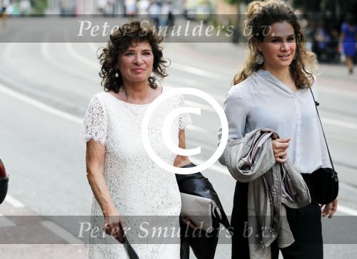 Amsterdam 4 juni 2016 
Premiere in de ban van broadway in het nieuwe de la mar. Linda v Dijck met een kennis