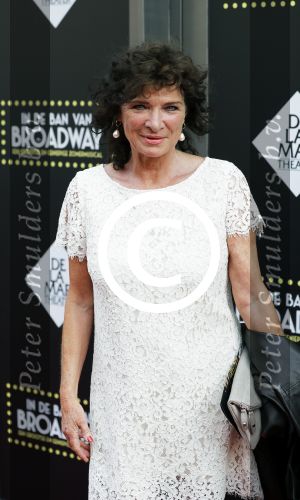Amsterdam 4 juni 2016 
Premiere in de ban van broadway in het nieuwe de la mar. Linda v Dijck met een kennis