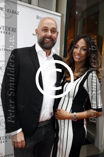 Amsterdam 2 juni 2016 
Opening winkel Tailor @ Elbaz van Maria Tailor op 7 straatjes in Amsterdam.
Maria met partner Jeroen v d Berg