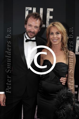 Amsterdam 31 mei 2016
Premiere nieuwste film van Paul Verhoeven Elle in Tuschinski.
Marion Pauw met partner