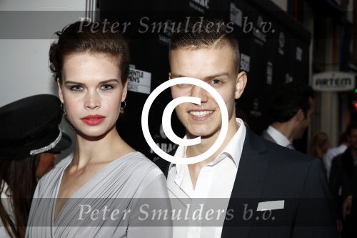 Amsterdam 25 mei 2016
FHM mooiste vrouw van Nederland presentatie ( FHM500). Nicky Opheij met (een) vriend