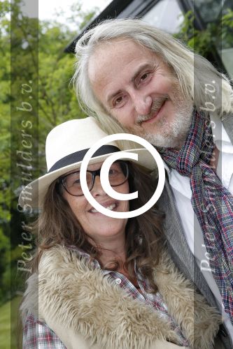 Naarden, 20 Mei 2016 
Expositie van Judith Wiersema Micky Hoogendijk en Lolo Loren
Nicole des Bouvrie met partner Arne Hak