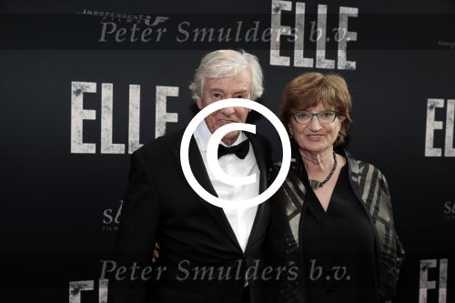Amsterdam 31 mei 2016
Premiere nieuwste film van Paul Verhoeven Elle in Tuschinski.
Paul Verhoeven met zijn vrouw