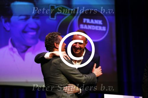 Amsterdam 17 mei 2016 
Surprise feestje voor Frank Sanders voor zijn 70e verjaardag in de kleine komedie. Paul v Ewijk