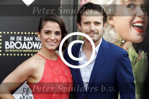 Amsterdam 4 juni 2016 
Premiere in de ban van broadway in het nieuwe de la mar.
Rosa da Silva met partner