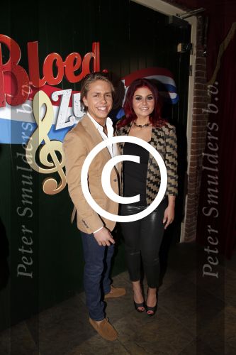 Hoofddorp 26 maart 2013
Presentatie Bloed zweet en tranen met Gerard Joling Roxeanne en Dre Hazes Danny de Munk en Jeroen v d Boom bij Claus Partyhouse.
Peter Smulders bv