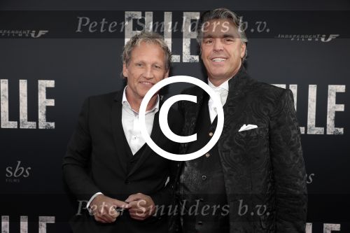 Amsterdam 31 mei 2016
Premiere nieuwste film van Paul Verhoeven Elle in Tuschinski.
Steven de Jong met een kennis