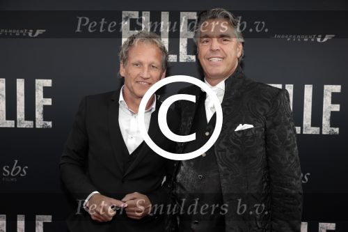Amsterdam 31 mei 2016
Premiere nieuwste film van Paul Verhoeven Elle in Tuschinski.
Steven de Jong met een kennis