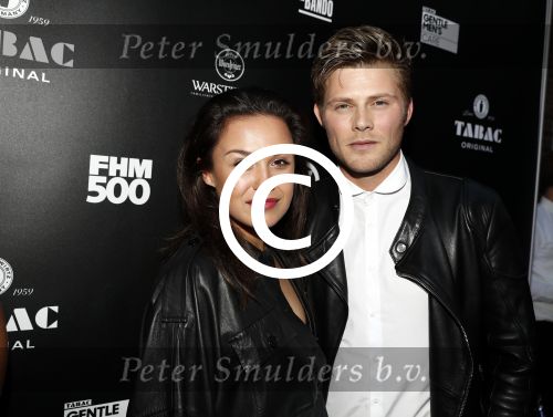 Amsterdam 25 mei 2016
FHM mooiste vrouw van Nederland presentatie ( FHM500). Holly Brood en Tim Douwsma