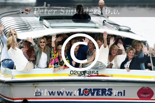 Amsterdam 26 mei 2016
Wesly Bronkhorst aan het varen met fans door de grachten van Amsterdam.