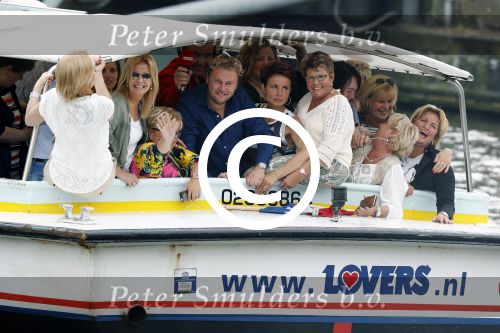 Amsterdam 26 mei 2016
Wesly Bronkhorst aan het varen met fans door de grachten van Amsterdam.
