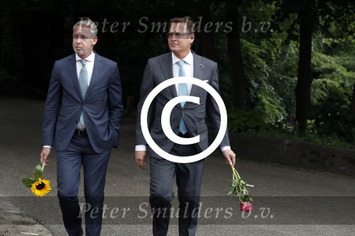 Vught 13 juni 2017
Herdenkingsdienst/ begrafenis van Sandra Reemer in kasteel Maurick. Albert Verlinde en Onno Hoes