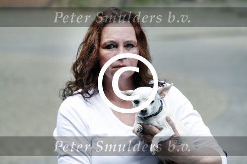Breda 11 mei 2017
Andrea van der Kaap de weduwe van Sugar Lee Hooper op haar scootmobiel