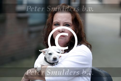 Breda 11 mei 2017
Andrea van der Kaap de weduwe van Sugar Lee Hooper op haar scootmobiel