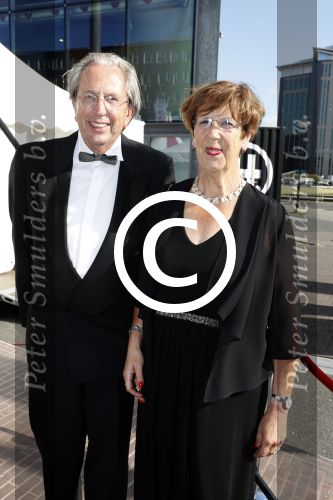 Amsterdam 17 juni 2017  
Amsterdam diner in het AFAS music hall in Amsterdam. Annemarie Jorritsma met man