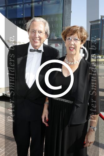 Amsterdam 17 juni 2017  
Amsterdam diner in het AFAS music hall in Amsterdam. Annemarie Jorritsma met man