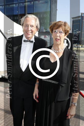 Amsterdam 17 juni 2017  
Amsterdam diner in het AFAS music hall in Amsterdam. Annemarie Jorritsma met man