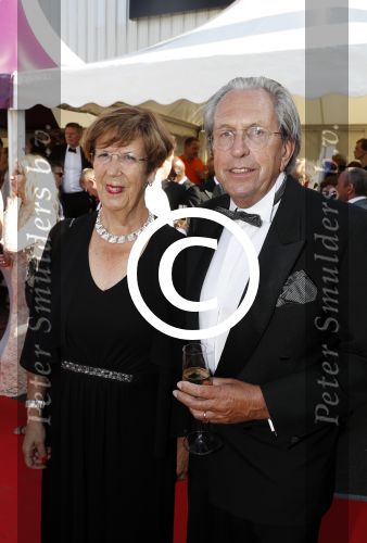 Amsterdam 17 juni 2017  
Amsterdam diner in het AFAS music hall in Amsterdam. Annemarie Jorritsma met man