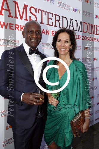 Amsterdam 17 juni 2017  
Amsterdam diner in het AFAS music hall in Amsterdam. Annemarie v Gaal met man