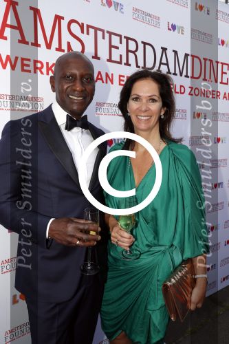 Amsterdam 17 juni 2017  
Amsterdam diner in het AFAS music hall in Amsterdam. Annemarie v Gaal met man