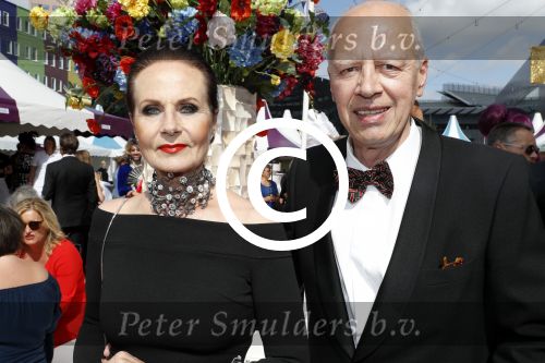 Amsterdam 17 juni 2017  
Amsterdam diner in het AFAS music hall in Amsterdam. Ans Markus met man Wybe Tuinman